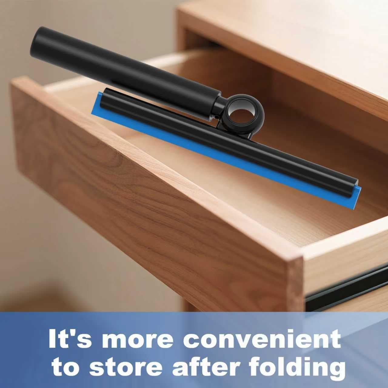 Extendable Telescopic Handle Shower & Glass Squeegee
